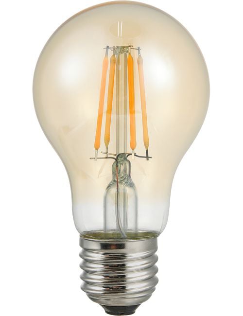 LED E27 Fila GLS A60x106 230V 430Lm 4W 825 AC Gold Light Sen