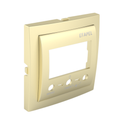 Efapel Centraalplaat Tbv Mulitifunctionele Thermostaat Goud