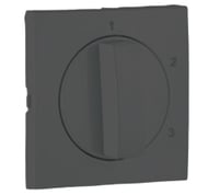 Efapel knop draaischakelaar 21300 1-2-3 donker grijs