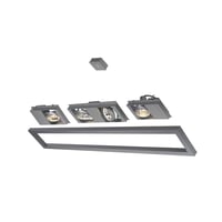 AIXLIGHT BASISFRAME 1 zilvergrijs 160cm