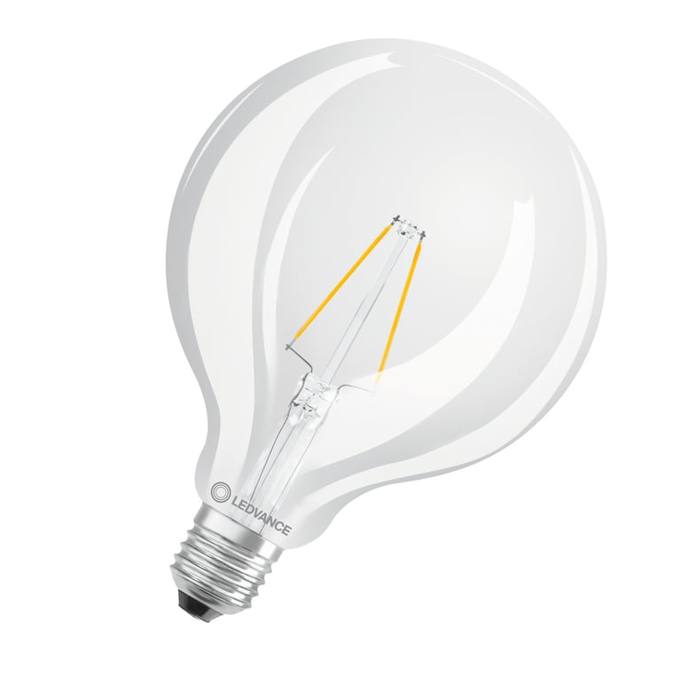 LED CLASSIC GLOBE P 2.5W 827 FIL CL E27