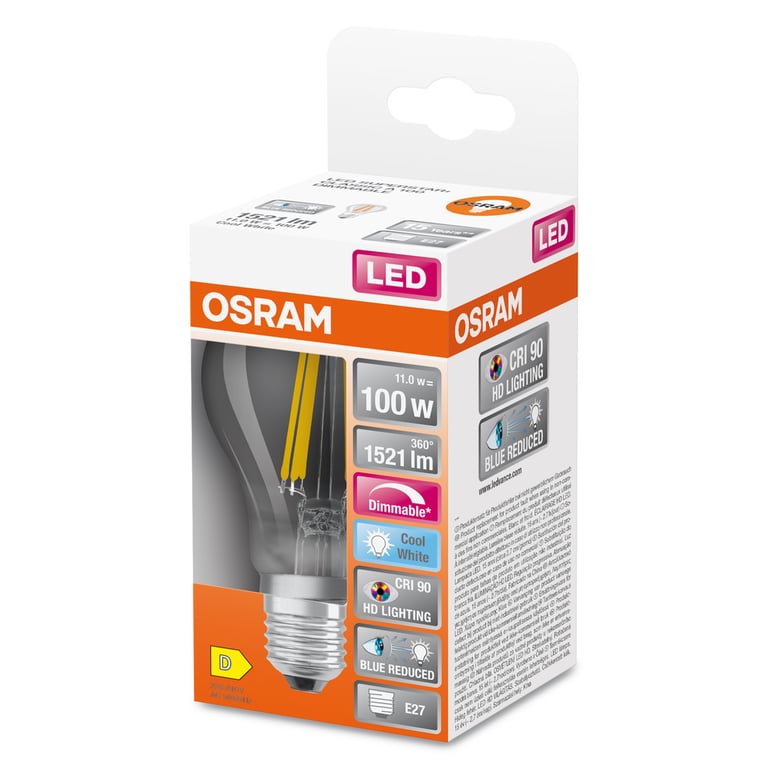 LED SUPERSTAR PLUS CLASSIC A FILAMENT 100 11 W/4000 K E27 (CS à 1 PC