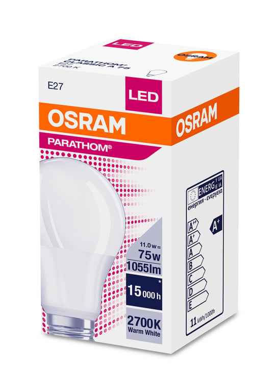 PARATHOM CLASSIC A 75 FR 10 W/2700K E27 (CS à 1 PCE)