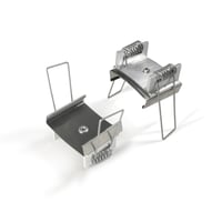 Profiel 30-07 profiel veer, voor inbouw in hol plafond, rack U9 inox