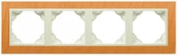 Efapel arbore/hout afdekr. 4v beukenhout/parel