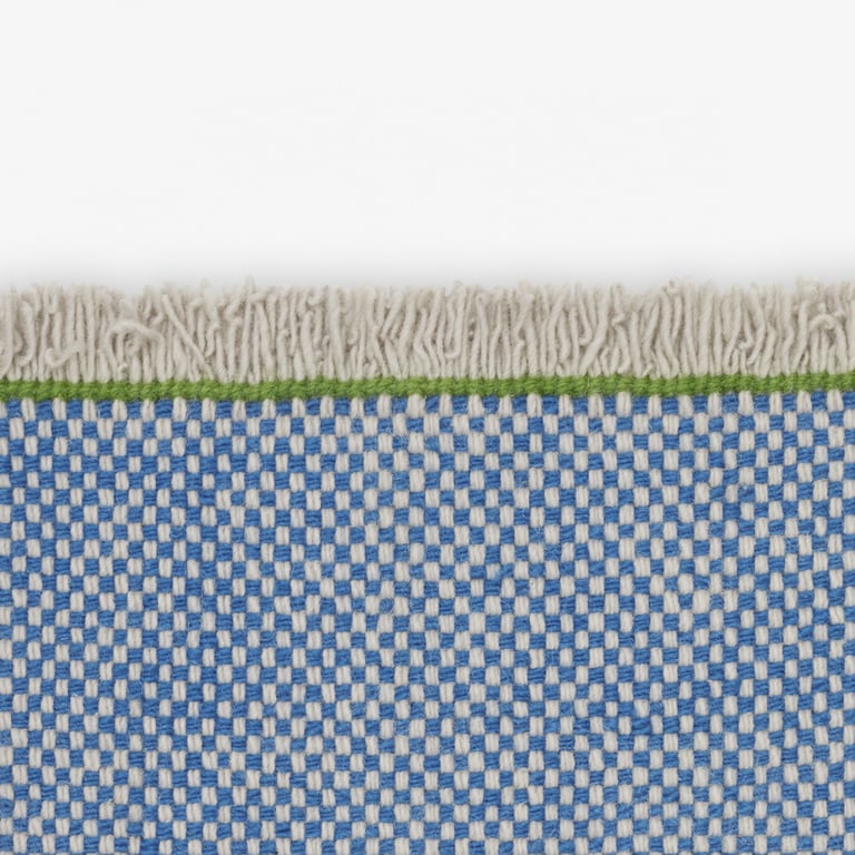 Kvadrat vloerkleed Duotone Blauw Groen 0741