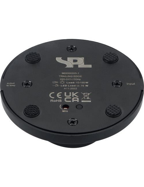 Rotary Foot Dimmer Trailing Edge LED 0-75W Black