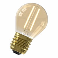 E27 Calex dimbaar goud bol lamp klein LED 250 lumen 3,5 watt 2100k