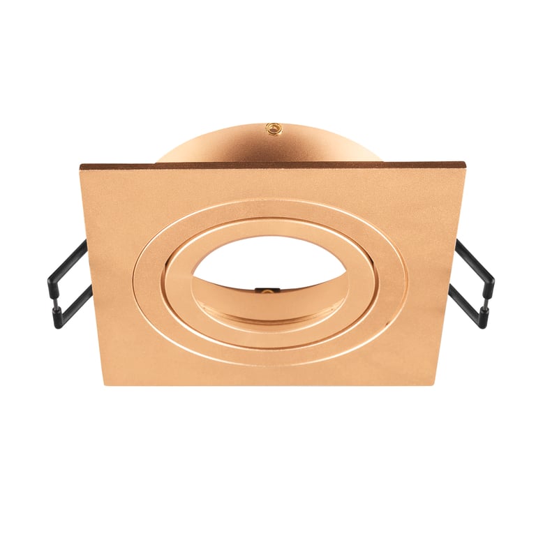 NEW TRIA® 75, plafondinbouwring, L: 9 B: 9 H: 2.6 cm, IP20, roségold