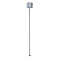 Pendelophanging 3-fase rail zilvergr. 60cm