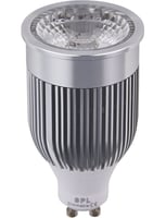 LED GU10 MR16 PMMA 50x91 230V 520Lm 8W 827 38° AC Silver Dim