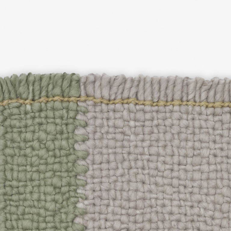 Kvadrat vloerkleed Bold Groen Grijs 0172