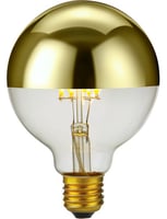 LED E27 Fila Globe Top Mirror G95x135 230V 470Lm 6.5W 925 AC Gold Dim