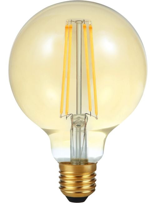 LED E27 Fila Globe G95x135 230V 500Lm 5.5W 920 AC Gold Dim