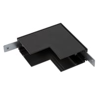 L-verbinder mechanisch, 48V TRACK, voor opbouwrail diep, stereo, zwart