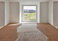 Design vloerkleed Gan Rugs Lines Brown