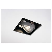 AIXLIGHT PRO 1 FRAMELESS zwart inbouwframe
