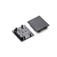LUMIKO P30-02-EK-ZW - Eindkap voor Profiel 30 type 30-02, zwat