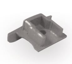 Eindkap, met draaddoorvoer, inbouw, 15mm