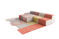 Chaiselongue Gan Rugs Bandas B Orange