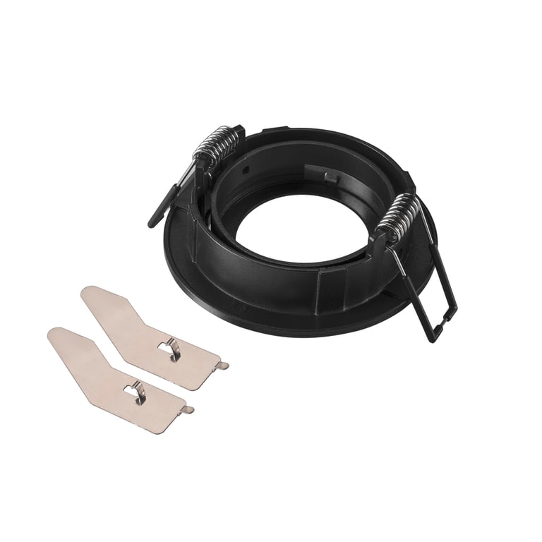 NEW TRIA® 68, plafondinbouwring, D: 8.2 H: 2.6 cm, IP20, zwart