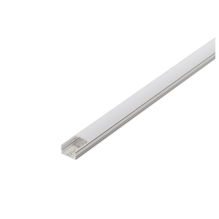 GLENOS Linear-opbouw-profiel 2713-200 2m alu gean.