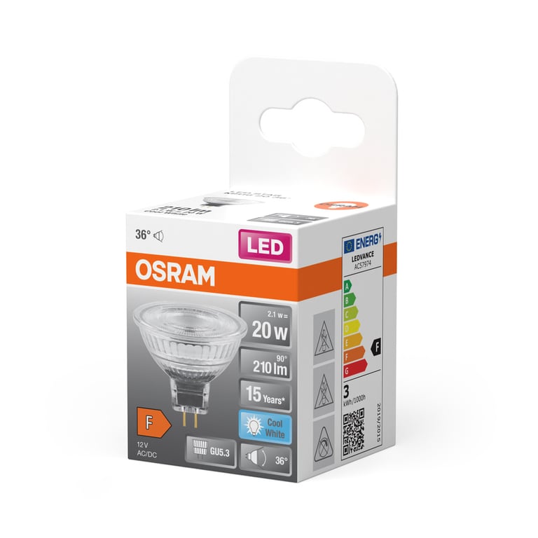 LED STAR MR16 12 V 20 36 ° 2.6 W/4000 K GU5.3