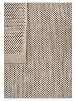 Wollen vloerkleed Anna Rond Taupe