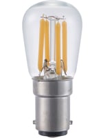 LED Ba15d Fila Pygmy P26x56 230V 210Lm 3W 925 AC Clear Dim