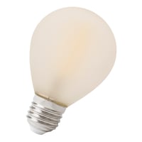 Calex LED Full Glass Filament Ball-lamp 220-240V 3,5W 300lm E27 P45, Frosted outside 2700K CRI80 Dimmable, energy label A+