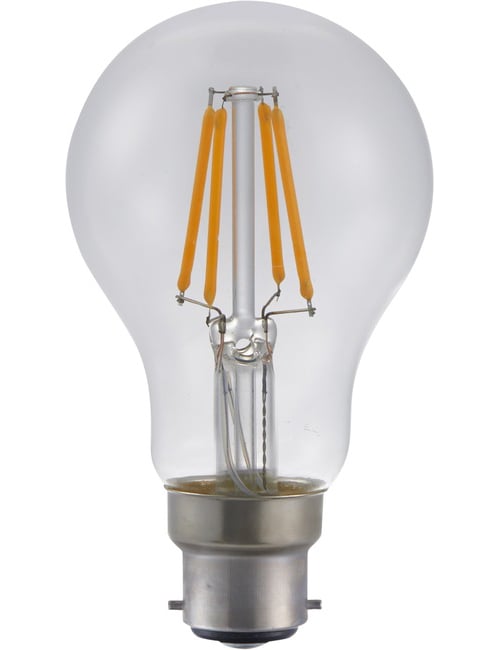 LED Ba22d Fila GLS A60x105 230V 320Lm 4W 925 AC Clear Dim