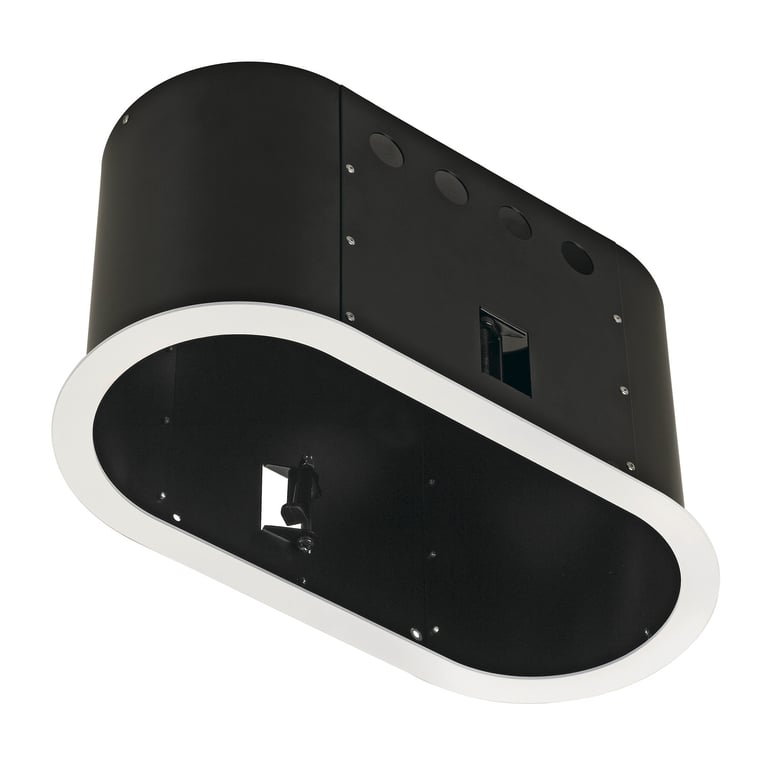 AIXLIGHT PRO 2 FRAME ROUND wit/zwart