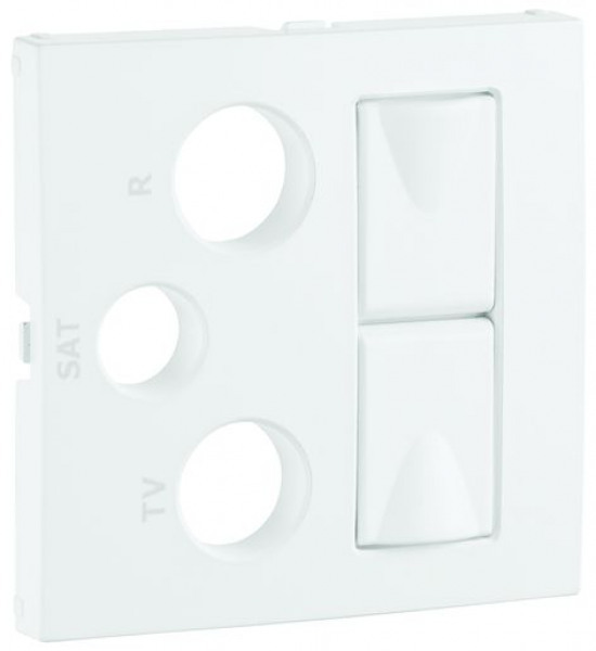 Efapel cpl wcd r-tv-sat-2xrj45 cat 6 utp wit