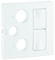 Efapel cpl wcd r-tv-sat-2xrj45 cat 6 utp wit