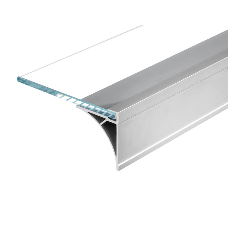 GLENOS Schapprofiel 60 alu geanodiseerd, 60cm