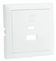 Efapel USB Dubbele Lader Afdekking Type A + Type C Wit
