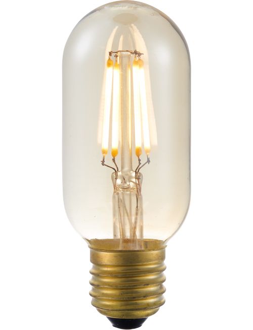 Masterlight - LED E27 Fila Tube T45x106 230V 250Lm 4W 925 AC Gold Dim SLF023822305