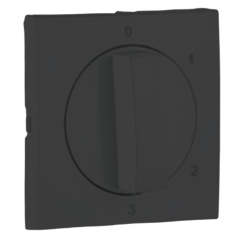 Efapel knop draaischakelaar 21305 1-2-3-4 zwart