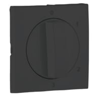 Efapel knop draaischakelaar 21305 1-2-3-4 zwart