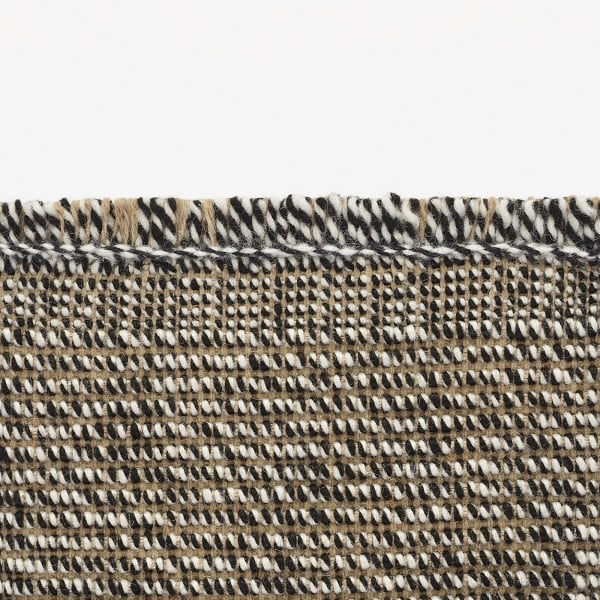 Kvadrat Jute and Wool Zwart 0191
