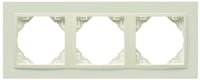 Efapel animato afdekr. 3v creme/creme