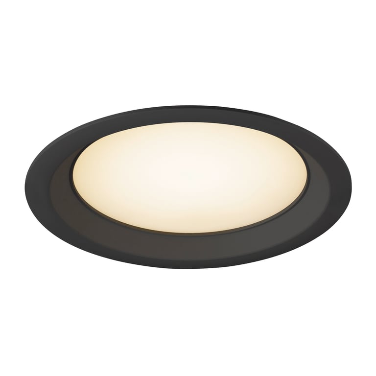 DOWNLIGHT V 200 licht verzonken afdekking zwart