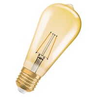 Vintage 1906 LED 22 2.5 W/2500K E27 (CS à 1 PCE)