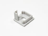 Eindkap met draaddoorvoer, Opbouw, hoekprofiel rond 16mm