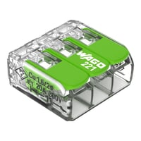 Green Range verbindingsklem met hendels van WAGO voor alle soorten gel