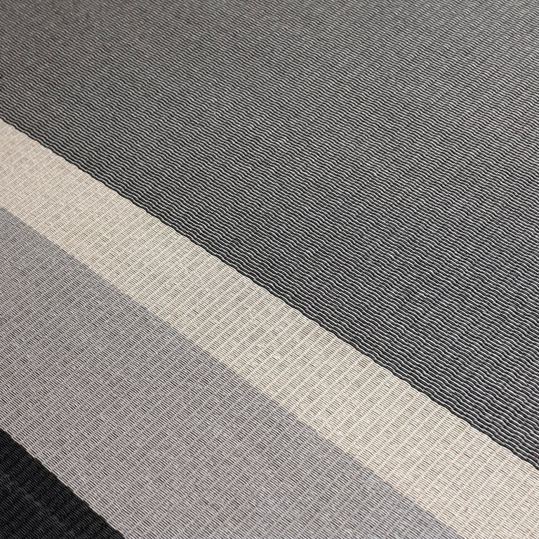 Design vloerkleed Woodnotes Panorama Black – Light Grey 1330930