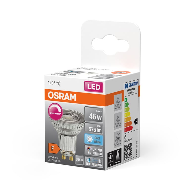 LED SUPERSTAR PLUS REFLECTOR PAR16 46 120 ° 6.7 W/4000 K GU10 (CS à 1