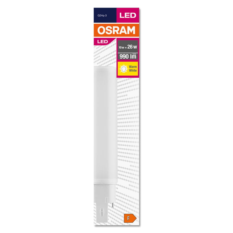 OSRAM DULUX® D/E LED HF & AC MAINS 10 W/3000K 200 mm (CS à 1 PCE)