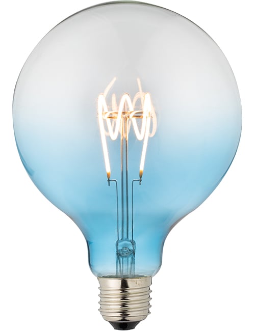 LED E27 Fila FleX TR Globe G125x180 230V 140Lm 4W AC Blue Di