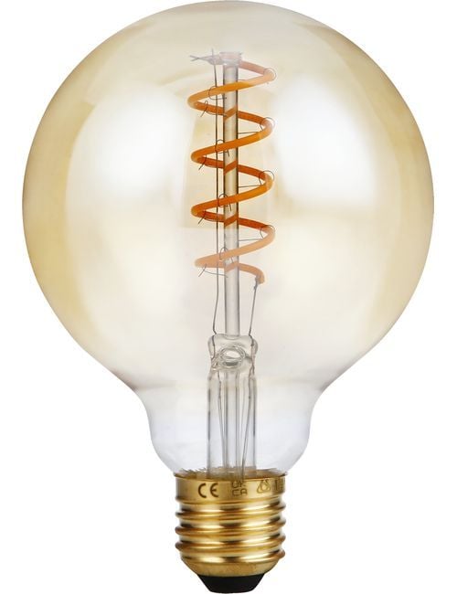 LED E27 Fila FleX AX Globe G95x135 230V 200Lm 4W 920 AC Gold Dim